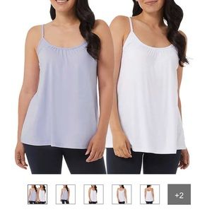 32 Degrees Ladies' Bra Top Camisole, 2-pack